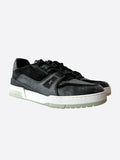 black LV trainers