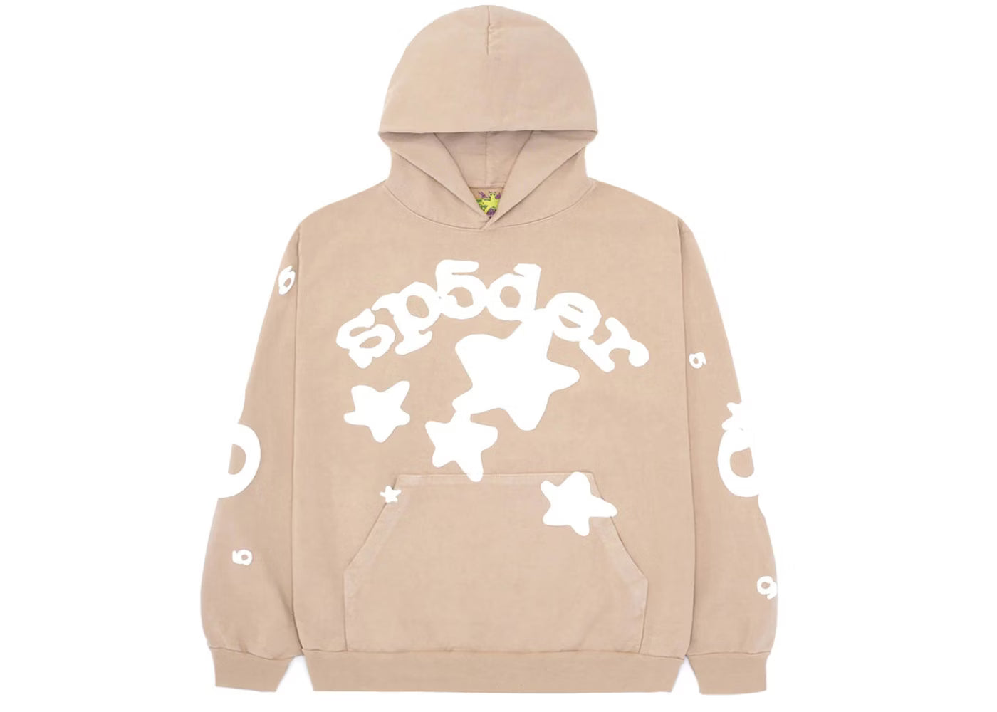 brown sp5der hoodie