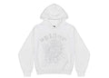 white rhinestone spider hoodie