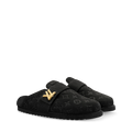 Black LV clogs
