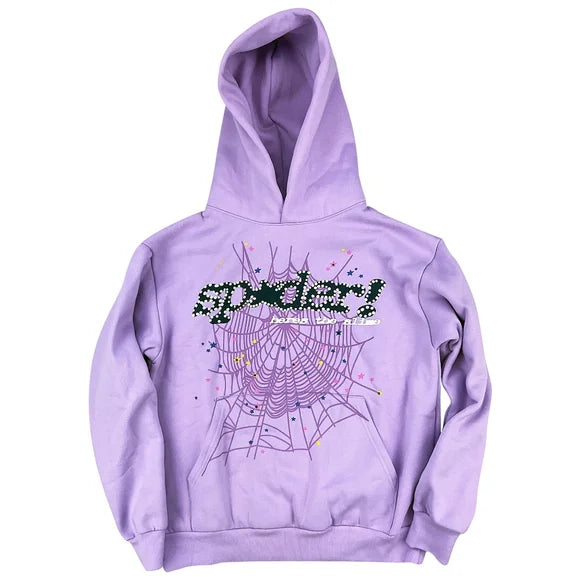 Purple spider hoodie