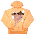 peach SP5 spider hoodie